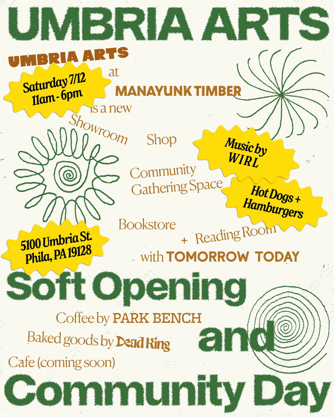 Umbria Arts - Soft Opening and Community Day