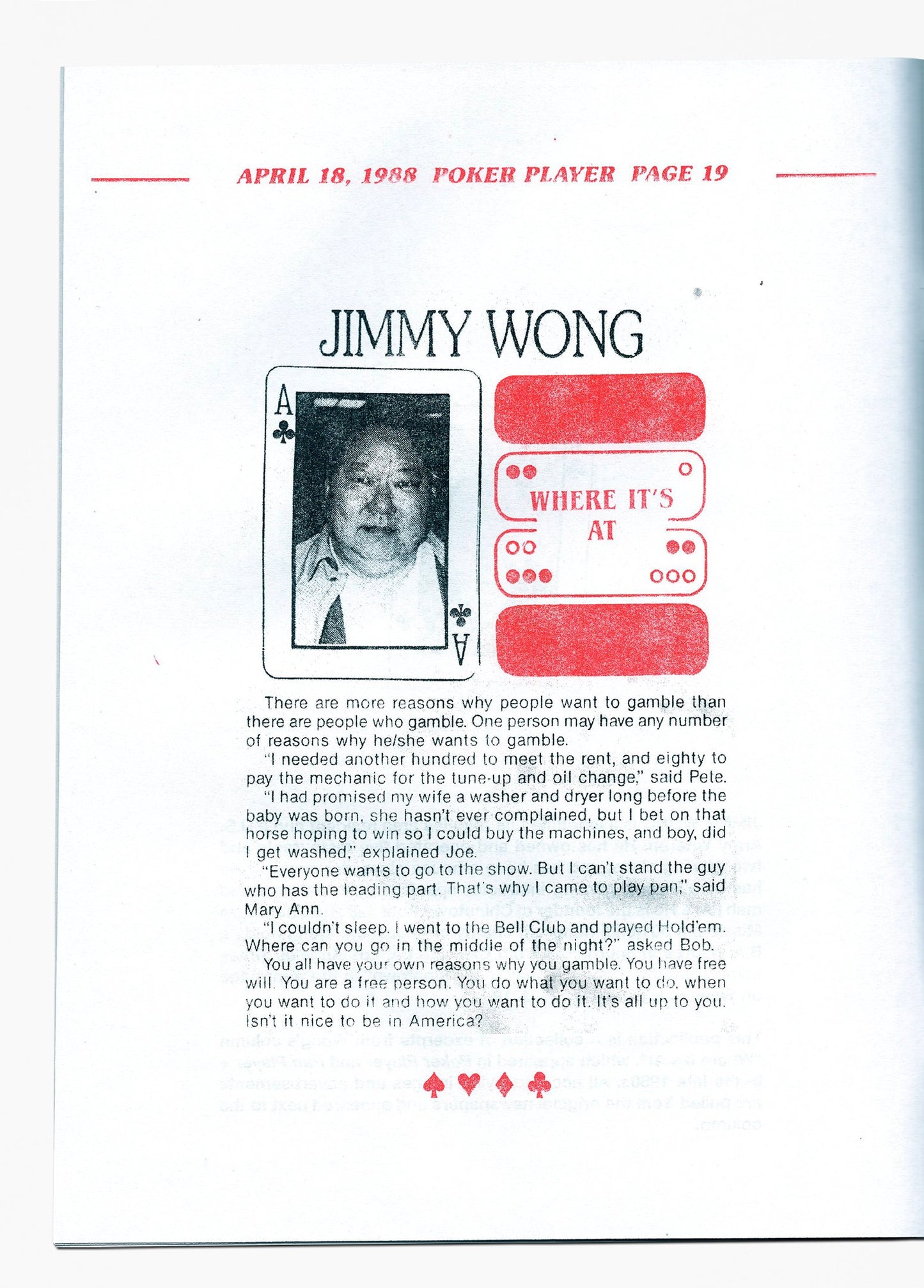 Jimmy Wong - Where It's At (2nd Edition)